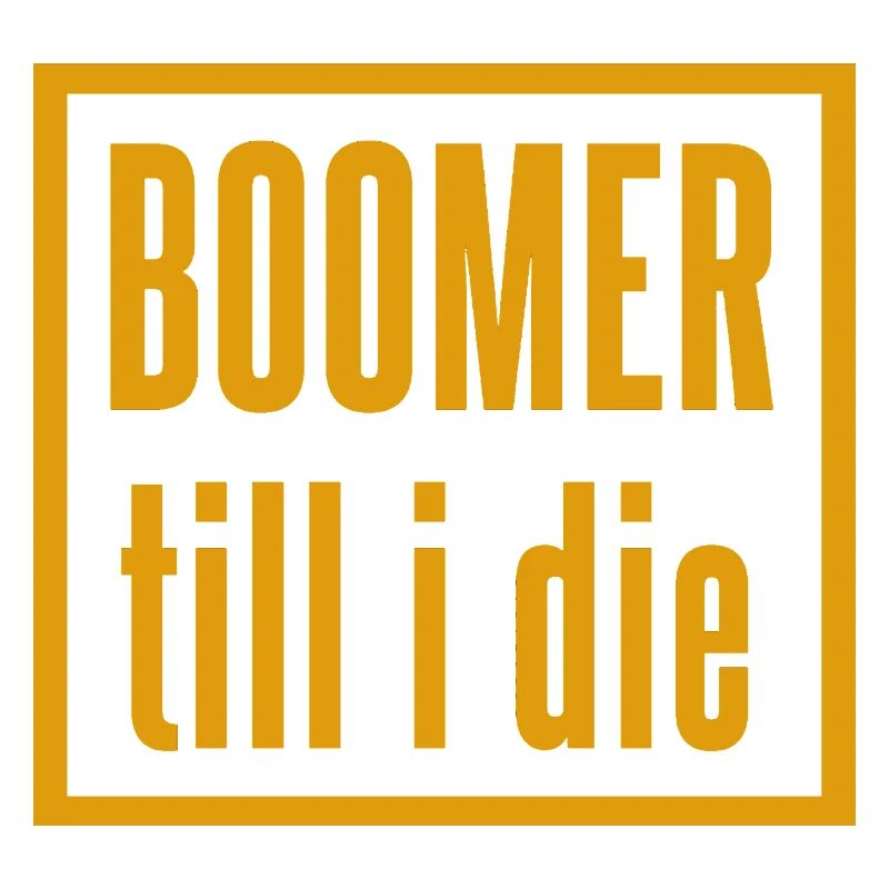 Conception de slogan Vintage Boomer