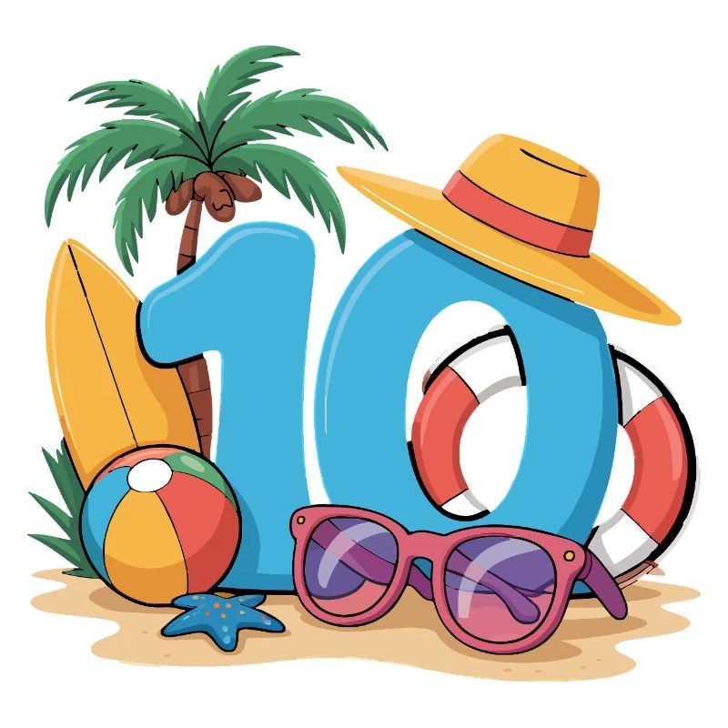 Vacances du 10e anniversaire 10 ans