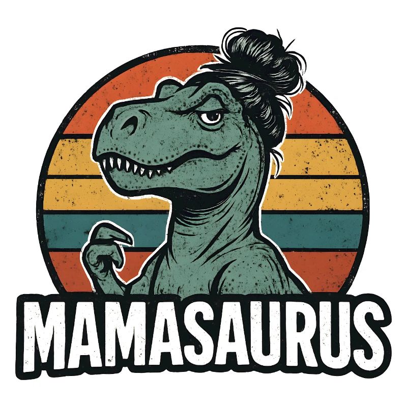 Mamasaurus Mama Mutter Geschenkidee Humor Lustig