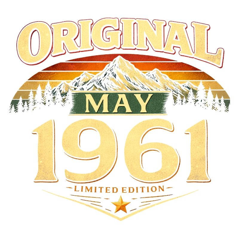 65. Geburtstag Geschenk Original Mai 1961