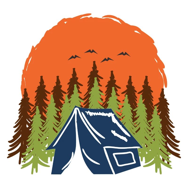 Hiking Mountain Nature Camping Forest Gift
