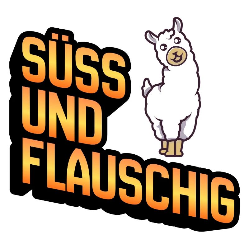 Süss und Flauschig Lama