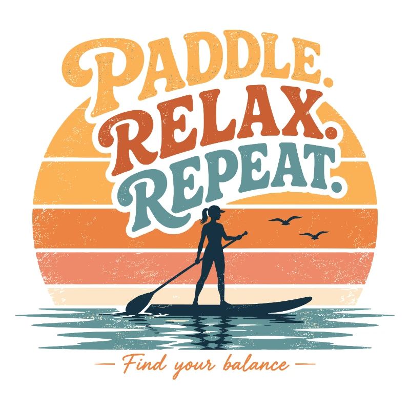 Paddle Relax Repeat SUP Shirt