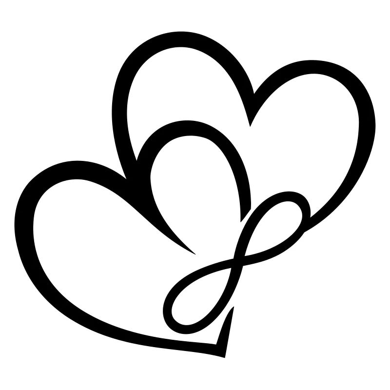 Two Hearts Infinite Love Infinite Love