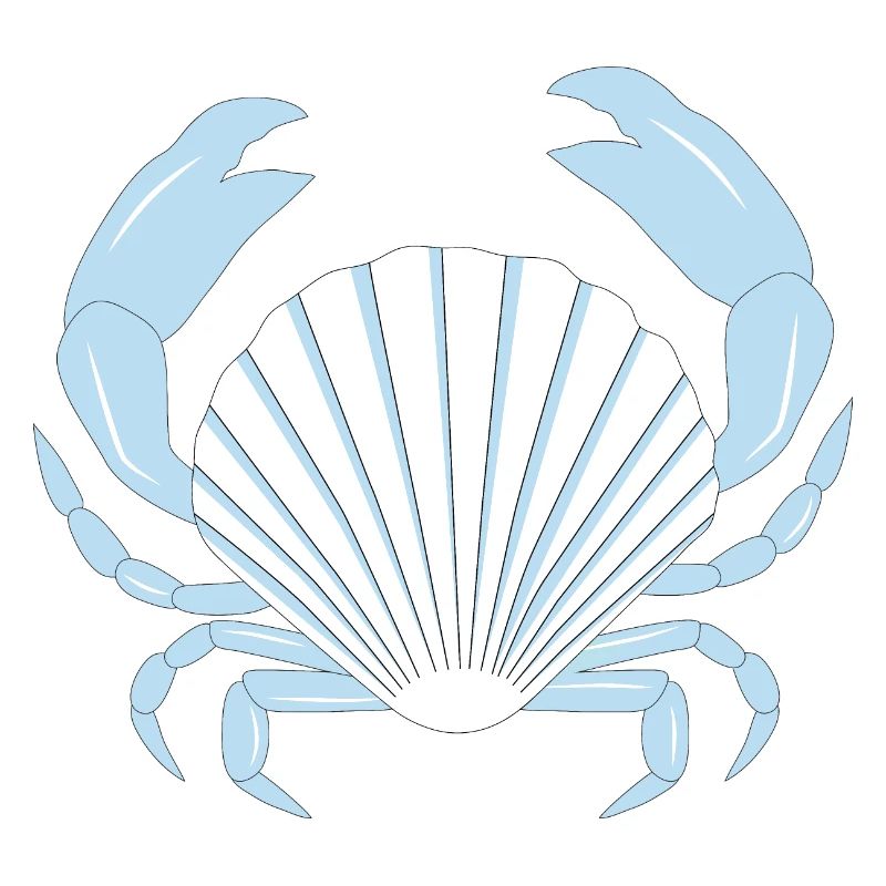 Blaue Krabbe