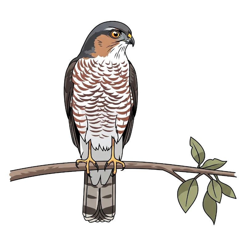 Sperber Greifvogel