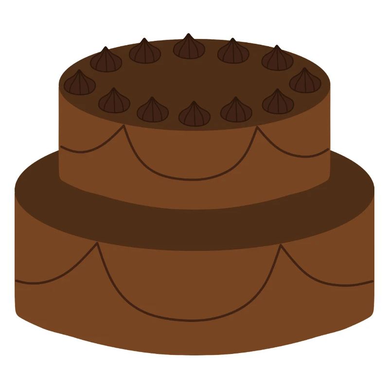 Two-Tier Chocolate Cake