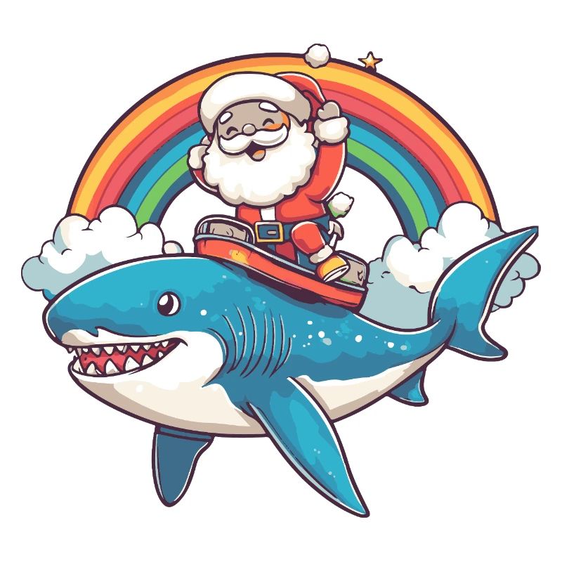 Requin Père Noël