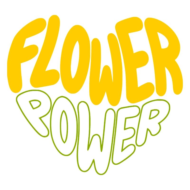 Flower Power Retro Print