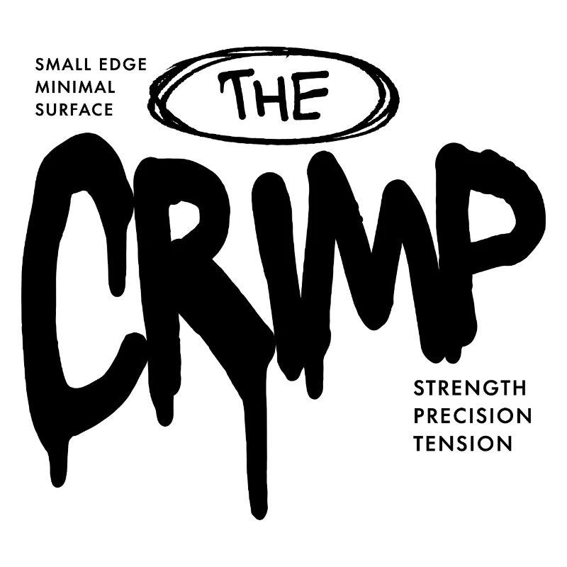 Small Climbing hält den Crimp-Boulder-Slang