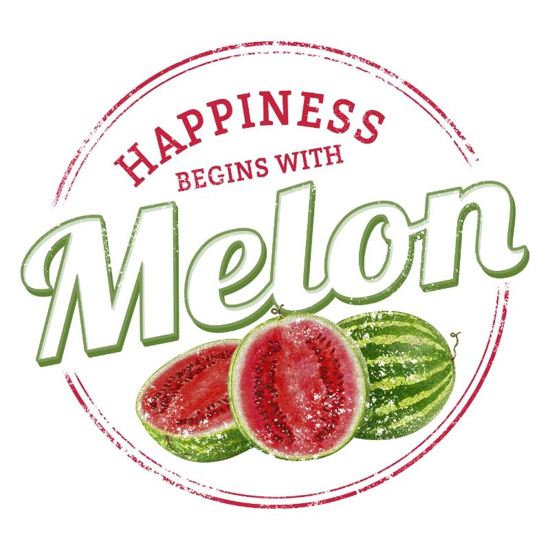 Snack de pastèque Vintage Fruit Retro Melon