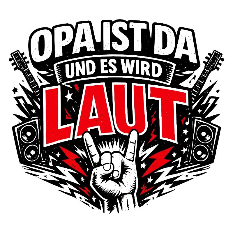 Opa ist da und es wird laut im Rock Style