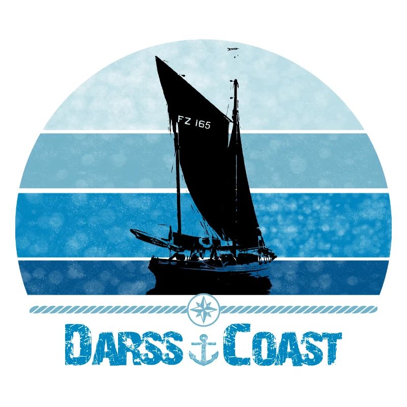 Darss Coast mit Zeesboot