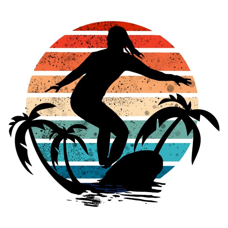 Surfer Girl Sunset