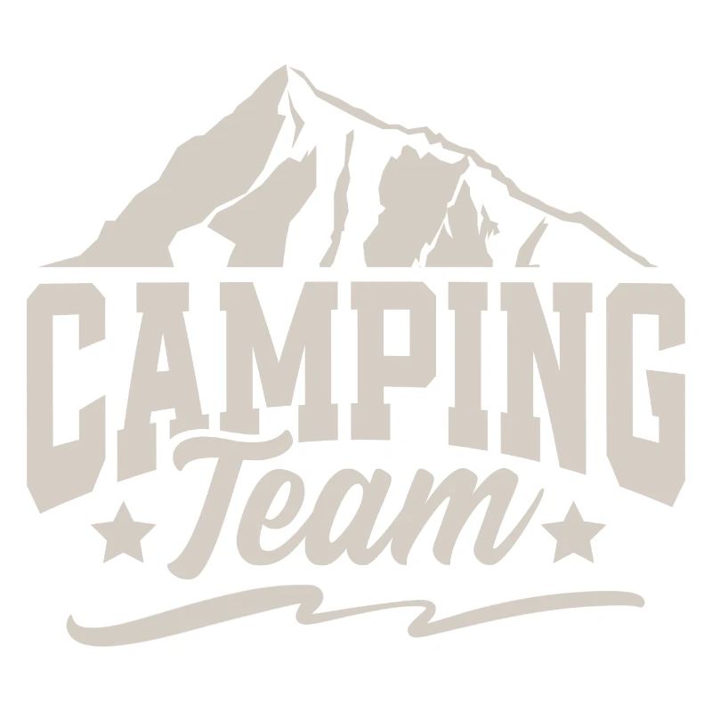 Équipe de camping Camper Campen