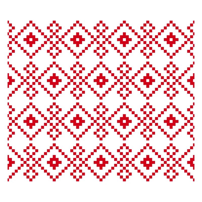 Pull uni de Noël (rouge)