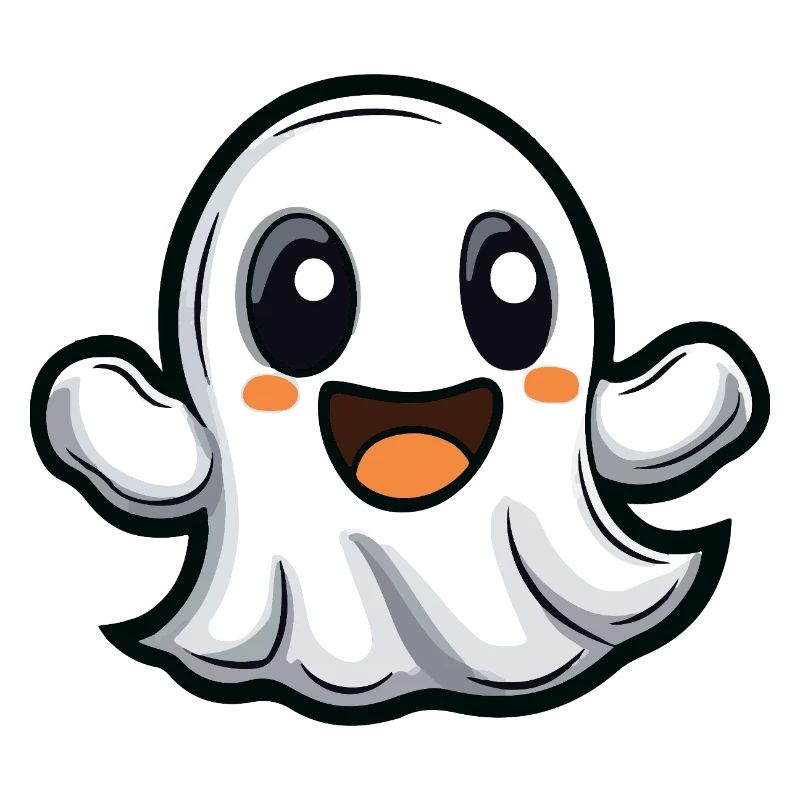Geist Halloween Niedlich Comic