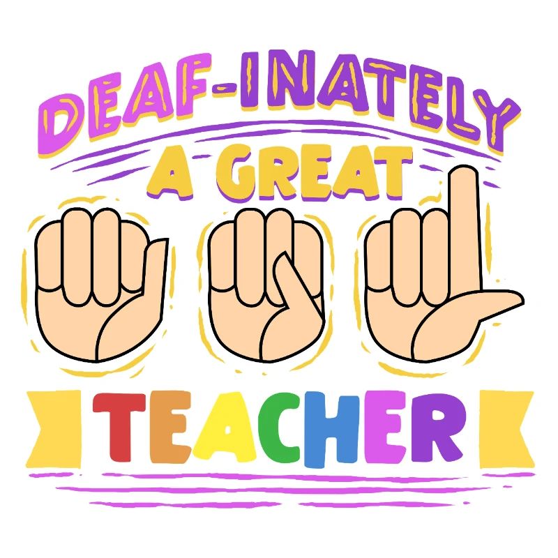 ASL Interpreter Deaf-Inately A Great Teacher