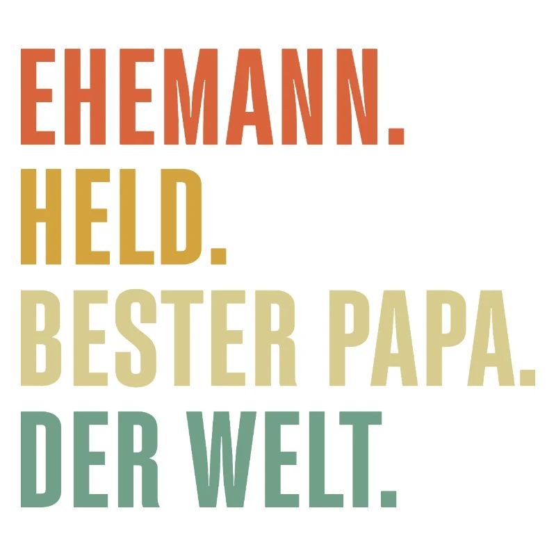Vatertag Geschenkidee Bester Papa der Welt Ehemann