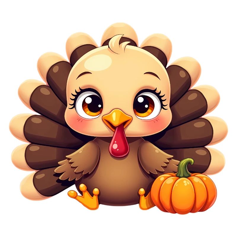 Bébé dinde de Thanksgiving