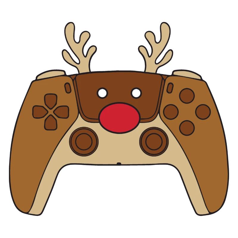 Reindeer Video Game Controller Christmas Player