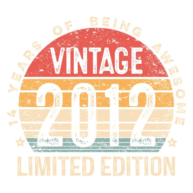 Édition limitée vintage 2012 14e anniversaire de 14 ans
