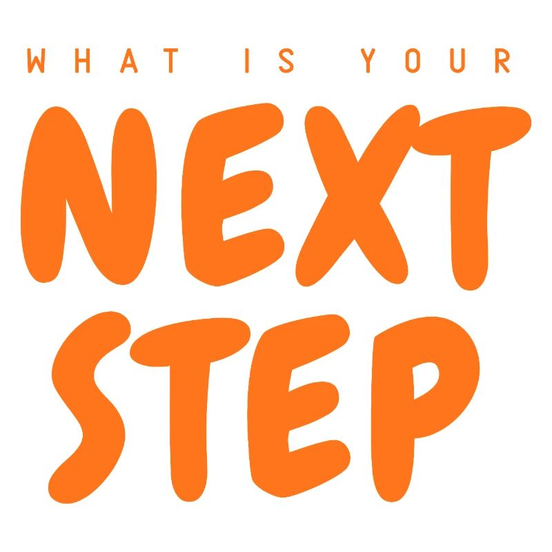 Next Step Orange Font, Next Step