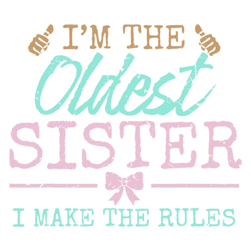 Älteste Schwester regelt Grafik-Tee
