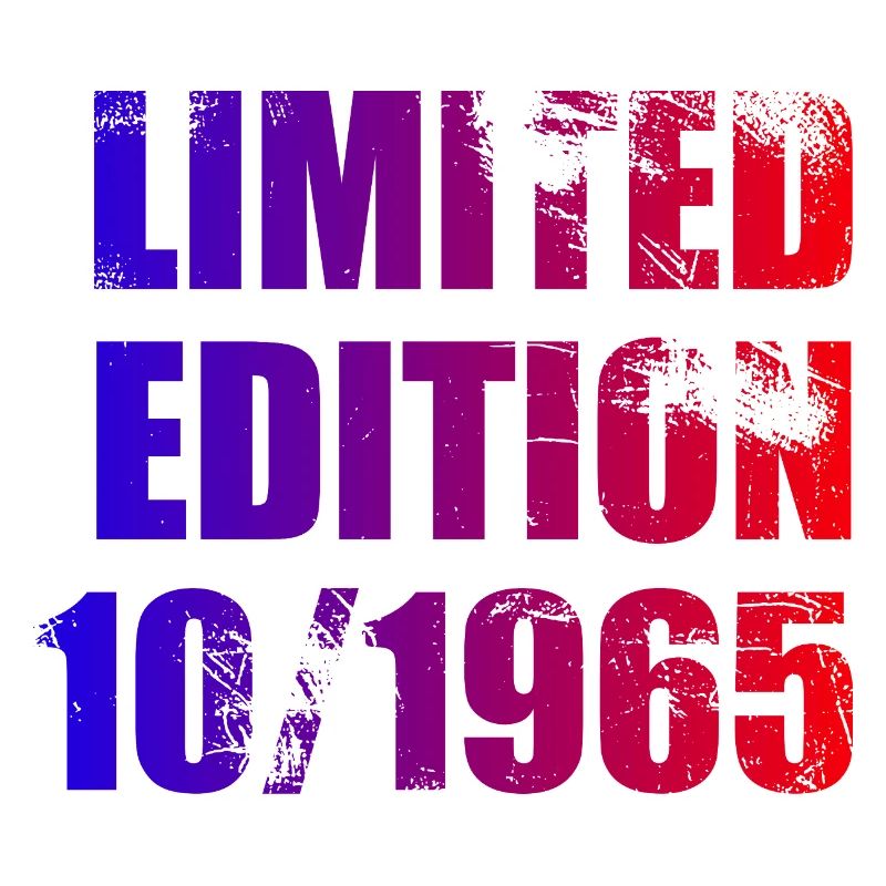 60e anniversaire Edition limitée 10/1965