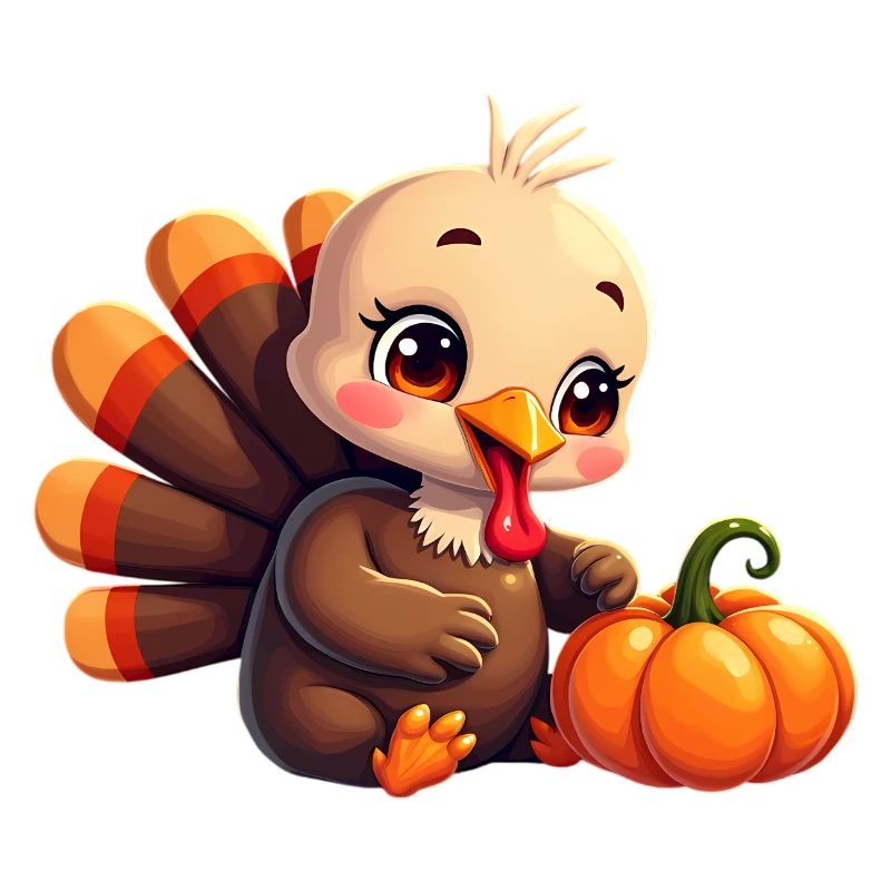 Bébé dinde de Thanksgiving