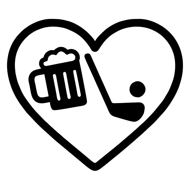 Heart Golf Bier
