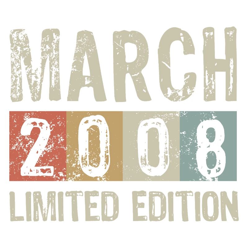 Édition limitée cadeau d’anniversaire de mars 2008