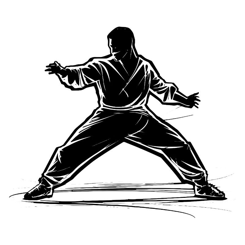 Sketch de karaté