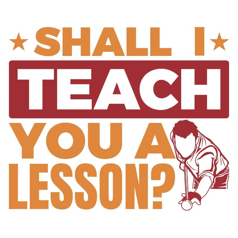 Witziger Billard Spruch