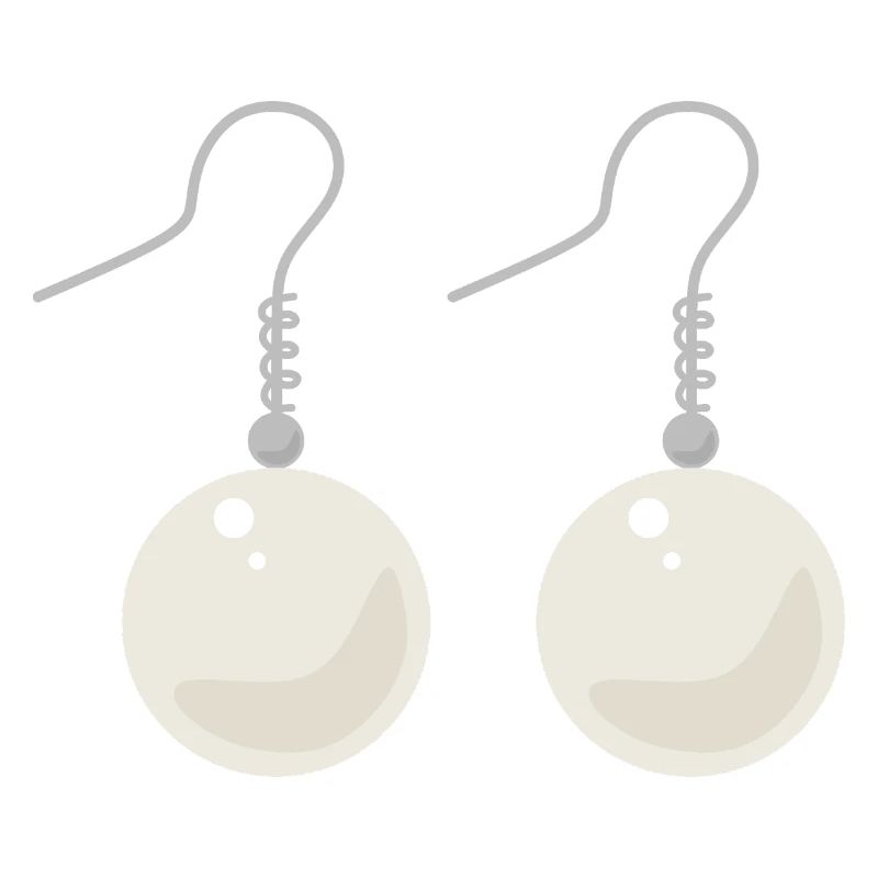 Boucles d’oreilles élégantes en perles