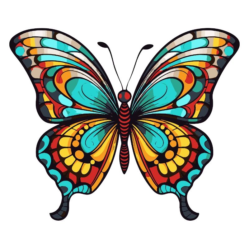 Papillon coloré