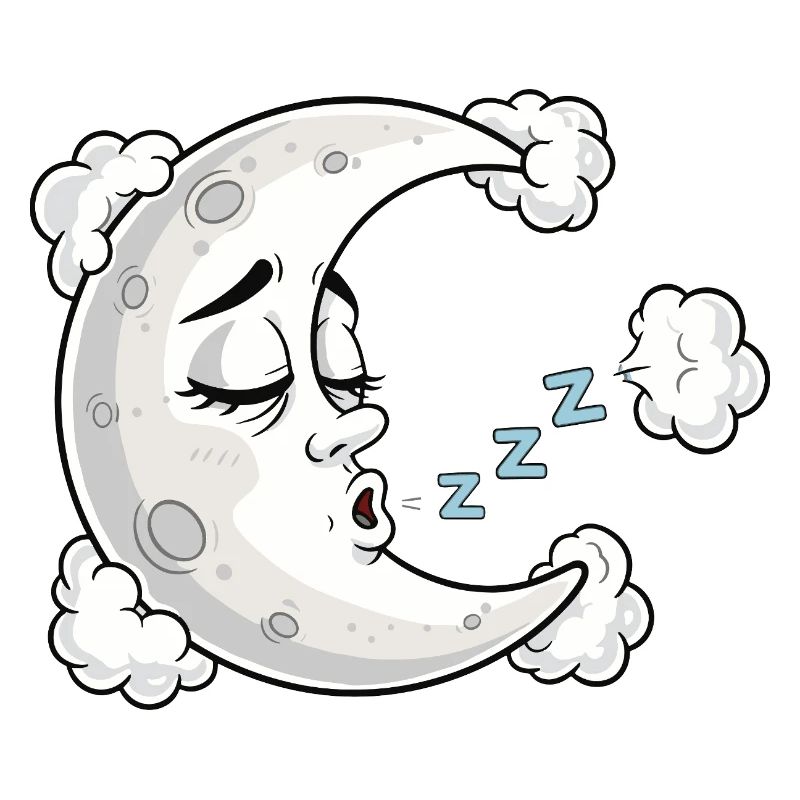 Dessin animé Rêve de Biser de Lune Sommeil