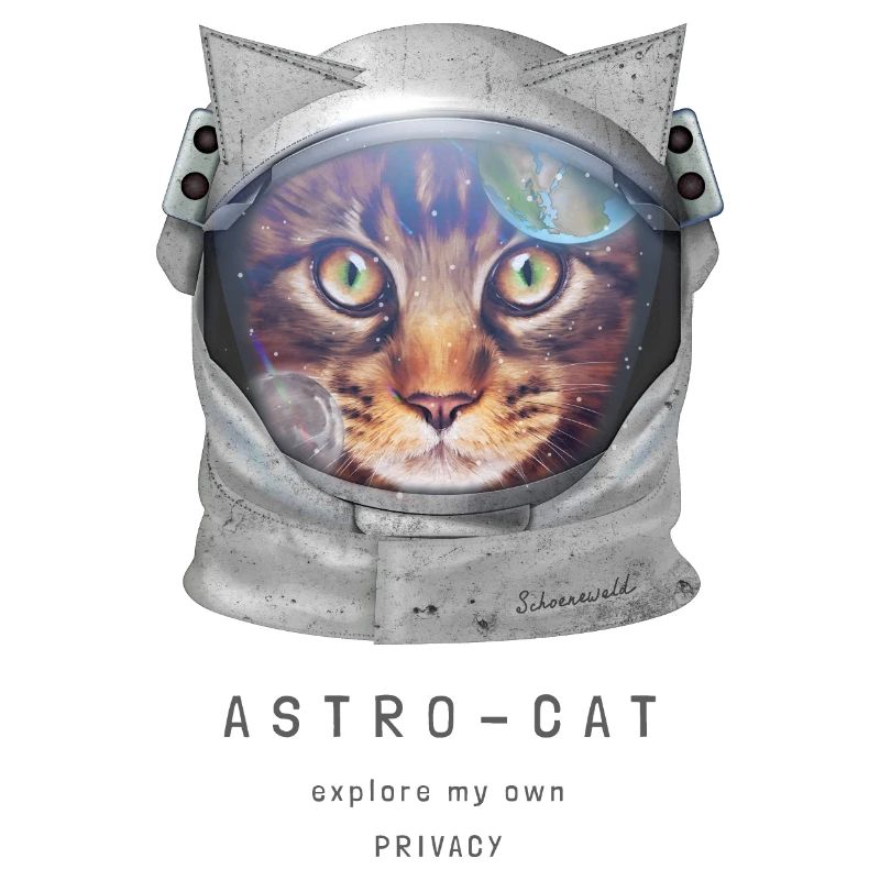 | de chat de l’espace Chat astronaute dans l’espace