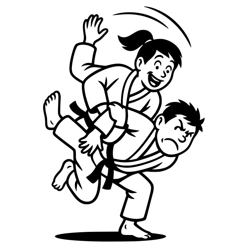 Judoka Throw