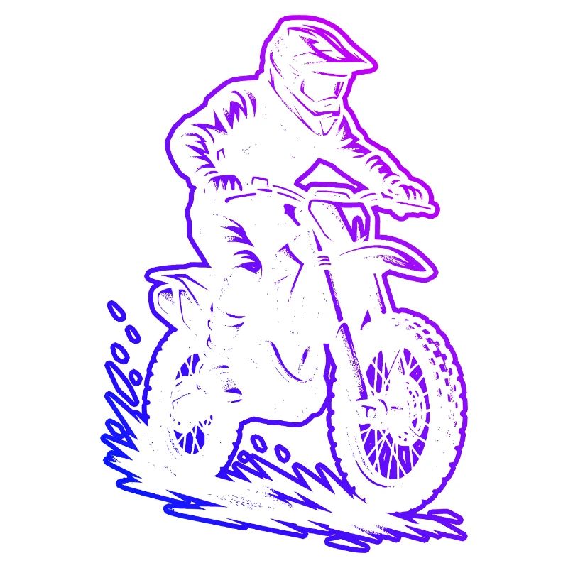 Conception compacte du motocross