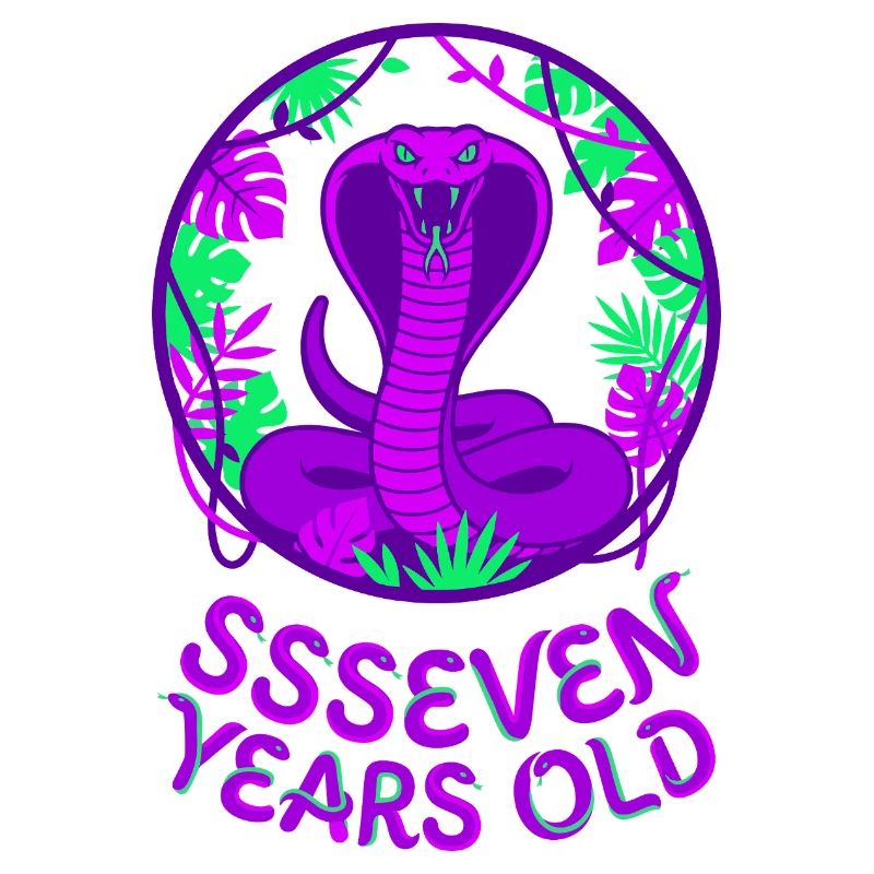 Serpent cobra de sept ans