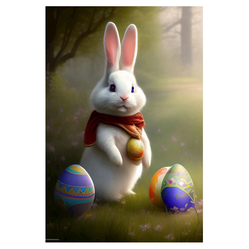 Easter Bunny with Easter Eggs