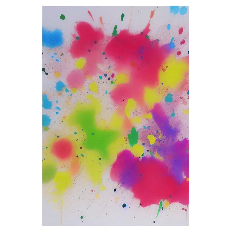 Éclaboussures colorées de couleurs
