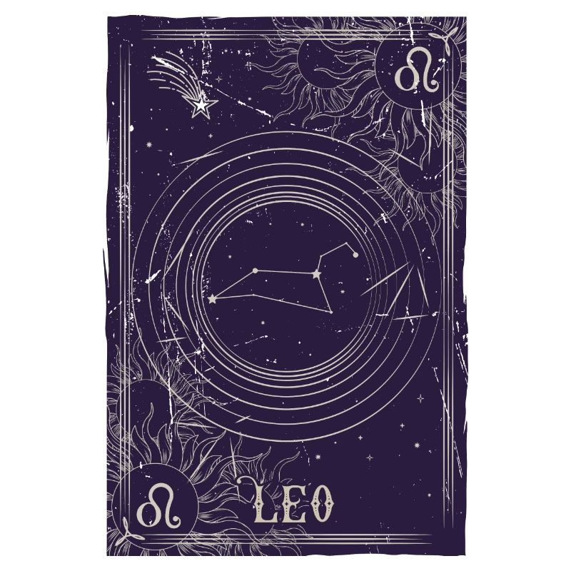 Leo Constellation Night Sky