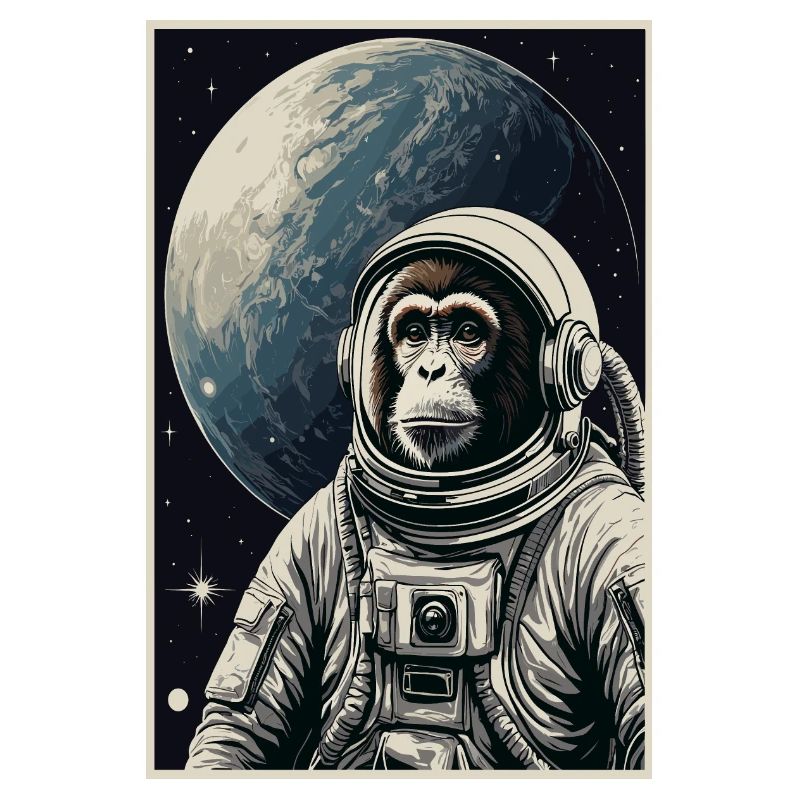 Singe astronaute