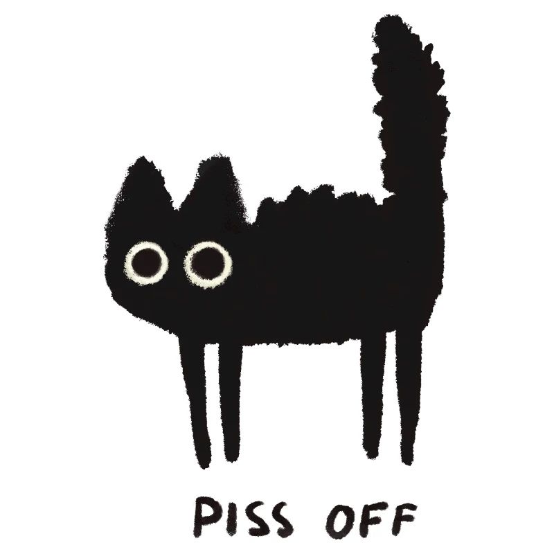 Grumpy Kitty Vibes – Leave Me Alone