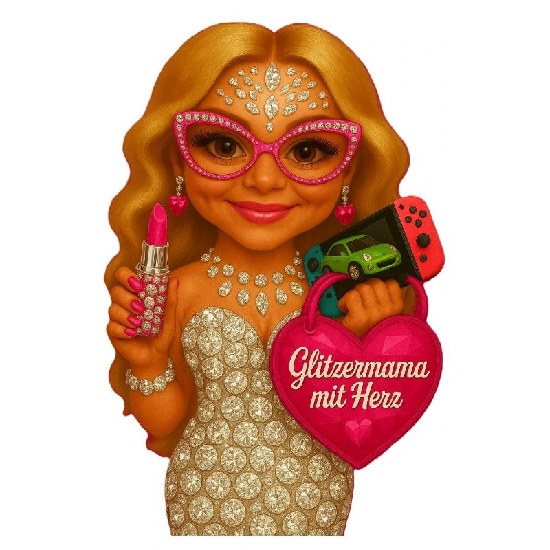 GlitzerMama mit Herz