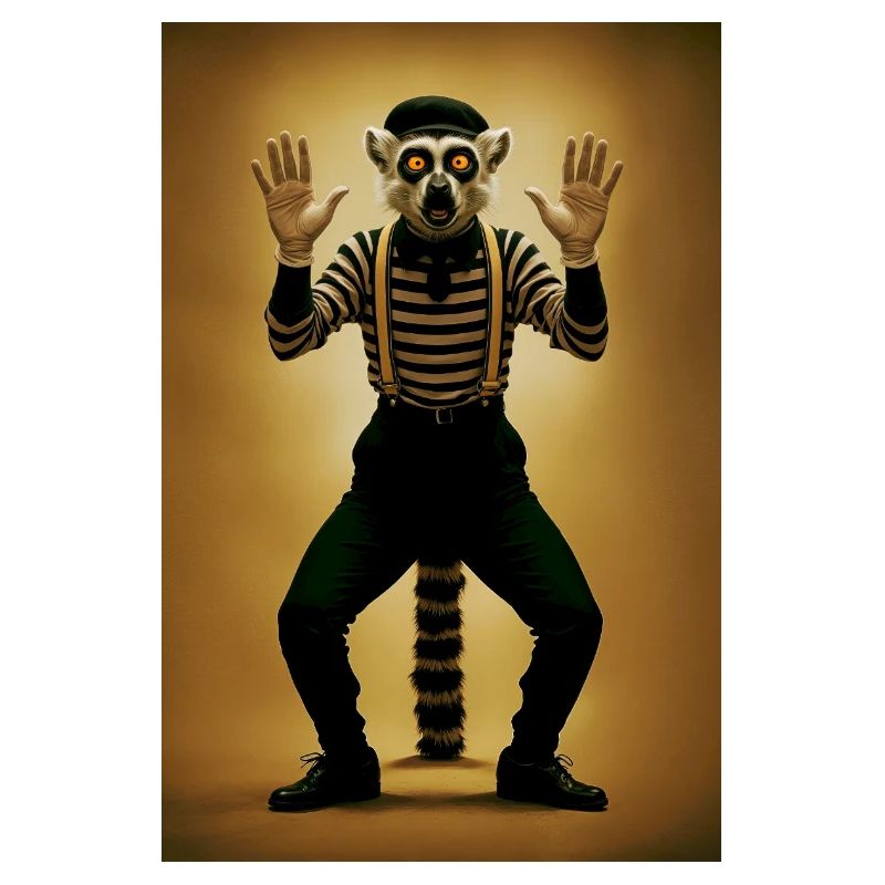 Lemur Humanoid Pantomime