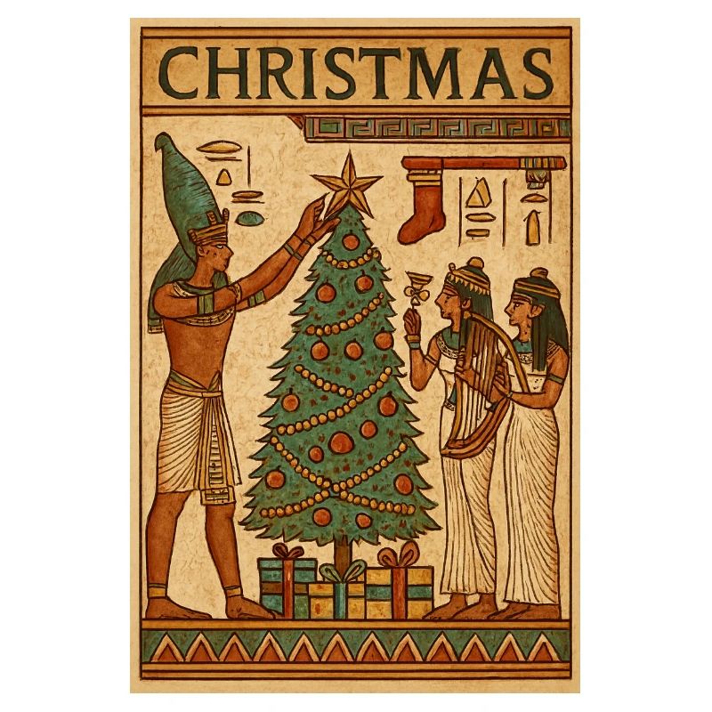 Ancient Egypt Christmas Scene
