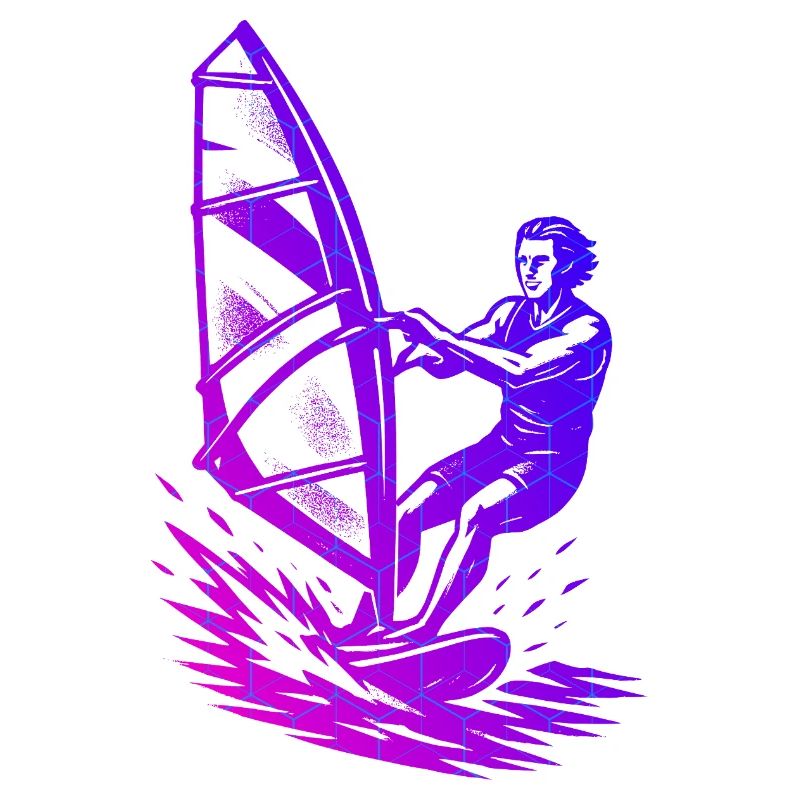 Clean Windsurfing Artwork for Windsurf